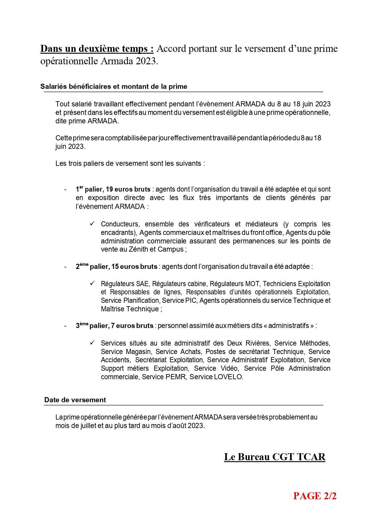 Tract du 22 mai accord armada 2023 page 2
