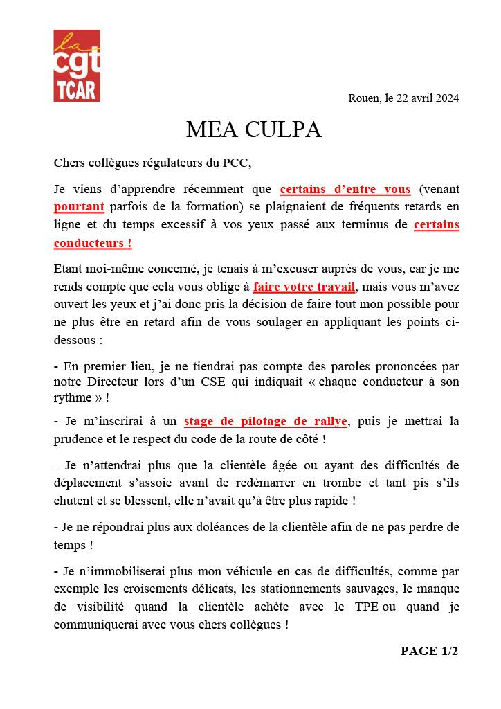 Tract regulateurs page 1